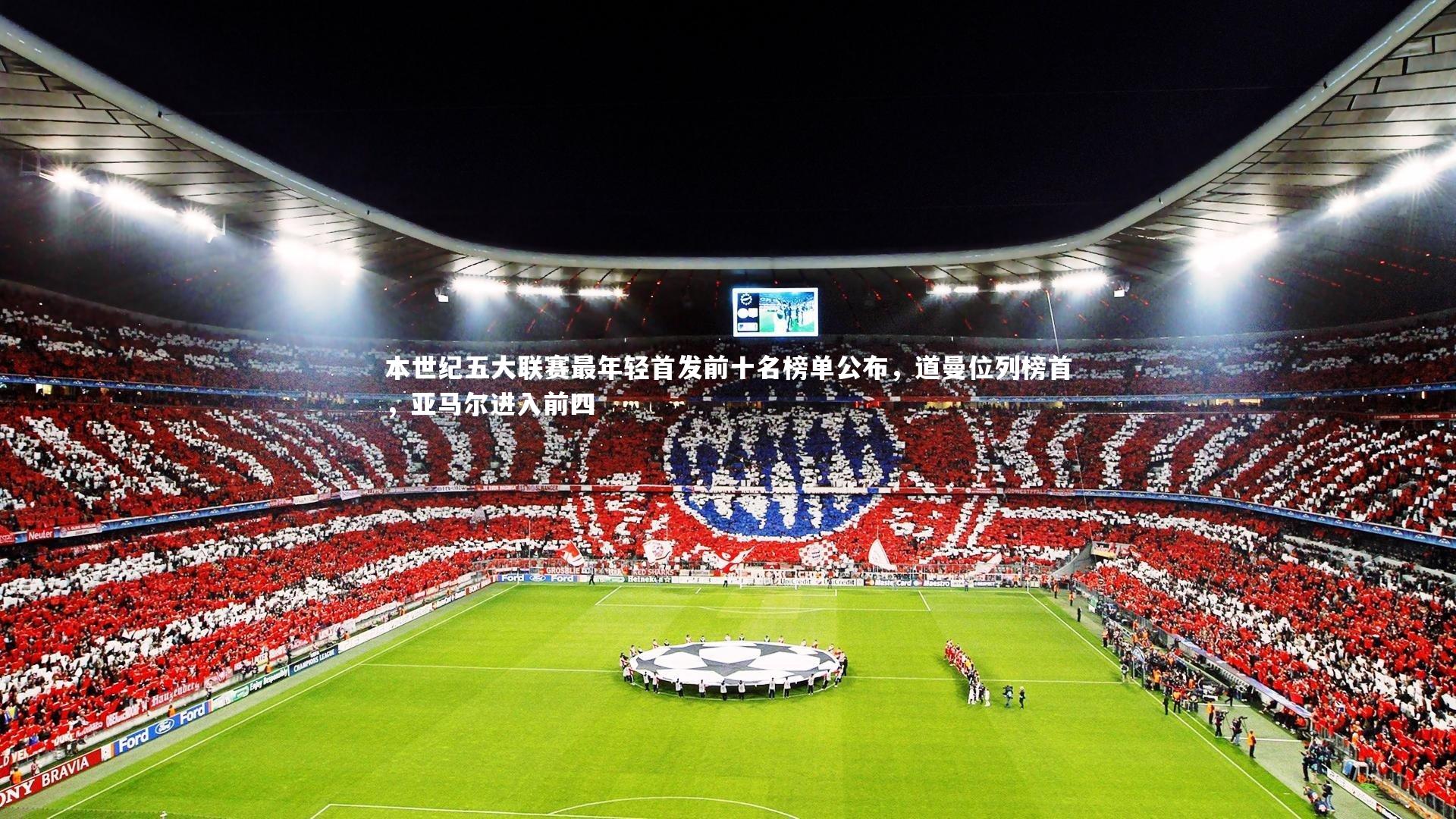 本世纪五大联赛最年轻首发前十名榜单公布，道曼位列榜首，亚马尔进入前四